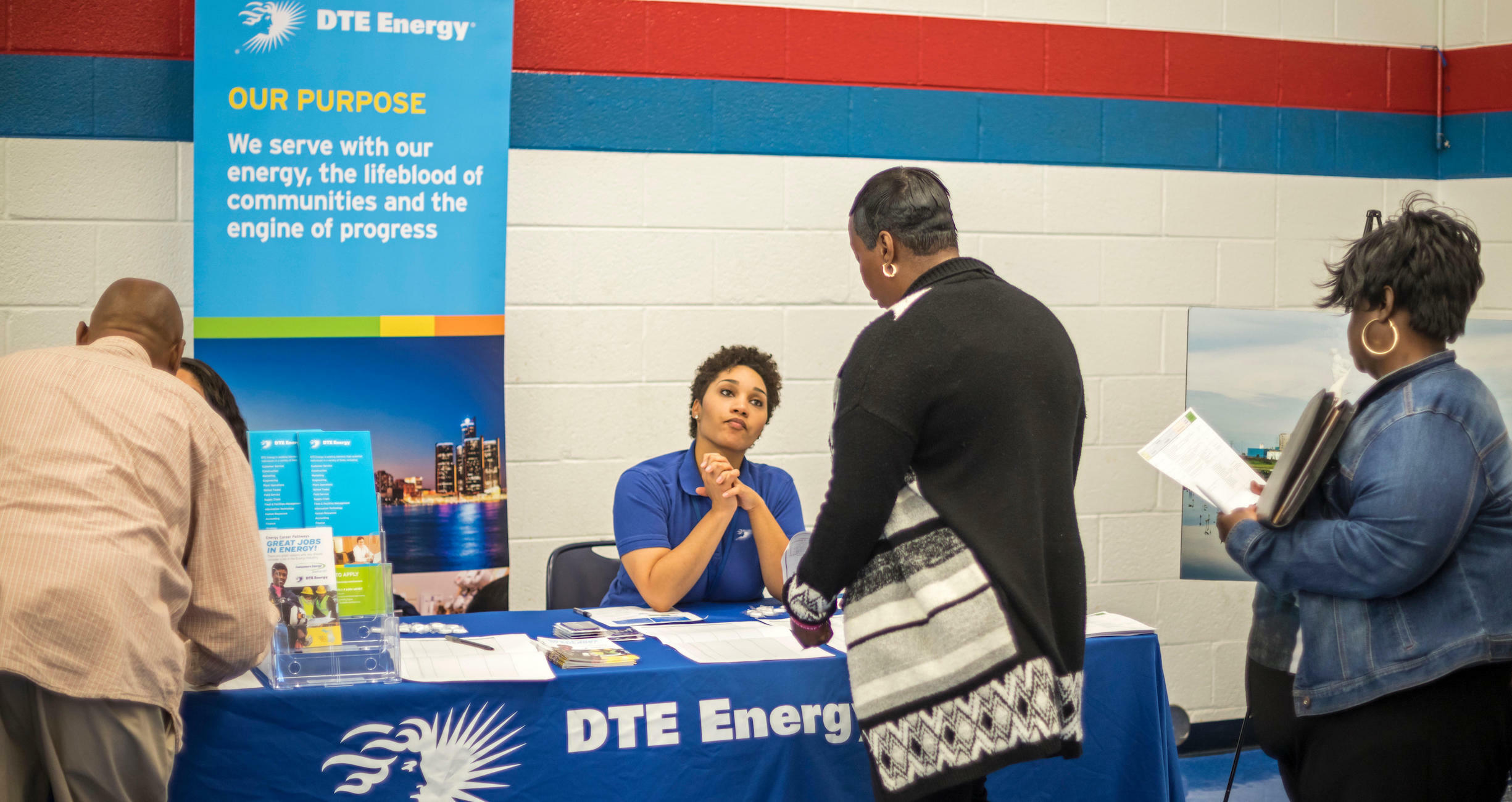 Source: Vera Institute of Justice People attend a job fair in Detroit, Michigan, with employers who have expanded their hiring practices to include people with conviction histories.