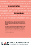 Legal Action Center mission and vision statements