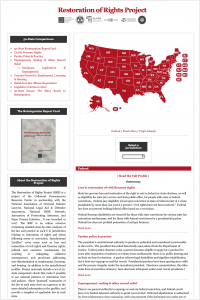 Restoration of Rights Project homepage image
