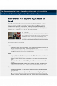 Fair Chance Licensing Project webpage