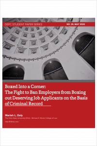 Boxed Into a Corner - The Fight to Ban Employers from Boxing out Deserving Job Applicants on the Basis of Criminal Record Cover.png
