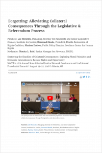 Forgetting - Alleviating Collateral Consequences Through the Legislative & Referendum Process Cover