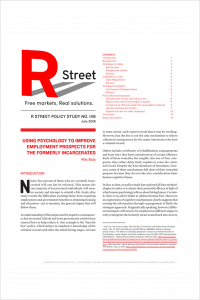 Using Psychology to Improve Employment Prospects for the Formerly Incarcerated Cover