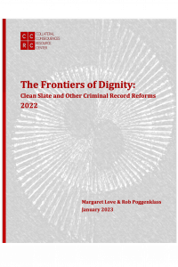 The Frontiers of Dignity report cover